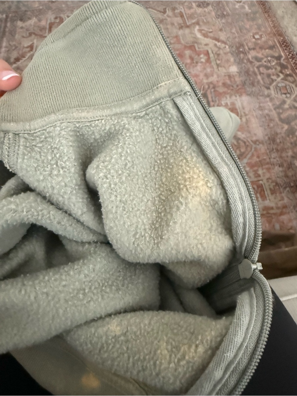 Abercrombie & Fitch Sunday Sweat Set - “Olive Gray” - Picture 5 of 6